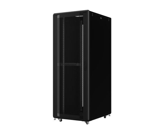 Шкаф напольный Mirsan 42U GTS 600x1100 perf 63 door RAL 9005 (MR.GTS42U611DE.01)