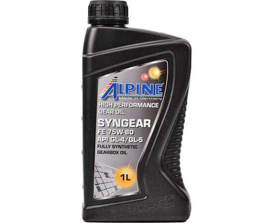 Трансмиссионное масло Alpine Syngear 75W-80 FE GL-4/GL-5 1л (1585-1)