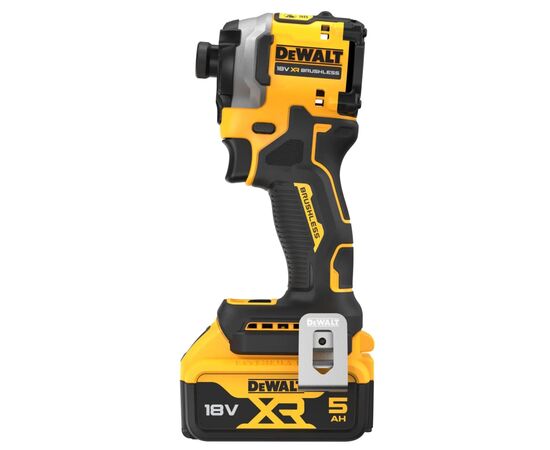 Шуруповерт DeWALT 18 В XR Li-Ion, 2x5Ah, бесщёточный, 206 Нм, 3250 об/мин, TSTAK (DCF850P2T), изображение 5 Шуруповерт DeWALT 18 В XR Li-Ion, 2x5Ah, бесщёточный, 206 Нм, 3250 об/мин, TSTAK (DCF850P2T), изображение 5