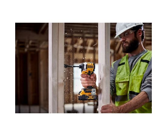 Шуруповерт DeWALT 18 В XR Li-Ion, 2x5Ah, бесщёточный, 206 Нм, 3250 об/мин, TSTAK (DCF850P2T), изображение 6 Шуруповерт DeWALT 18 В XR Li-Ion, 2x5Ah, бесщёточный, 206 Нм, 3250 об/мин, TSTAK (DCF850P2T), изображение 6