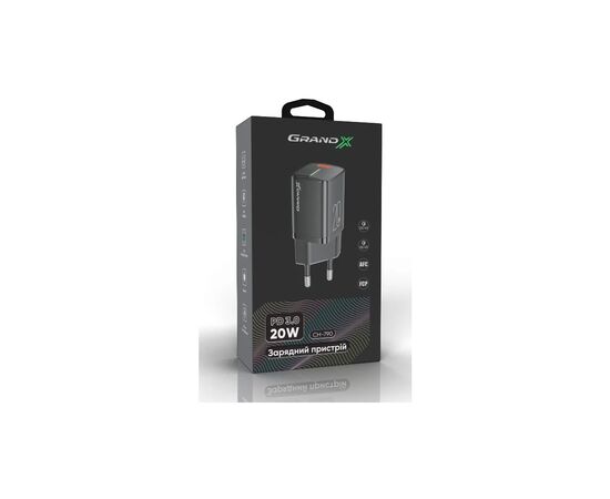 Зарядное устройство Grand-X CH-790 20W PD 3.0 USB-C (CH-790), изображение 9