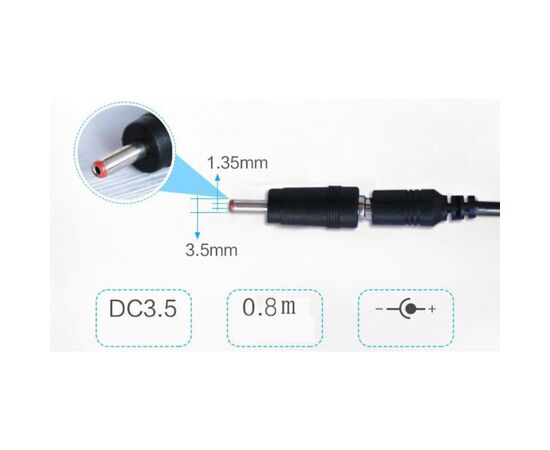 Кабель живлення USB 5V to DC 9V/12V 5.5*2.1/3,5*1,35 mm Dynamode (KWS-912V), зображення 5 Кабель живлення USB 5V to DC 9V/12V 5.5*2.1/3,5*1,35 mm Dynamode (KWS-912V), зображення 5