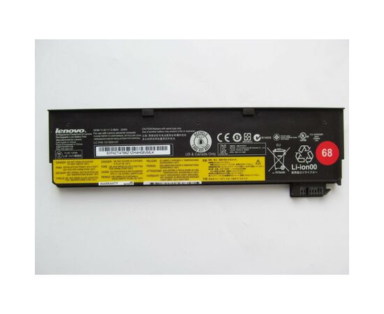 Акумулятор до ноутбука Lenovo ThinkPad X240/T440s (68), 24Wh (2060mAh), 3cell, 11.4V, Li-i (A47443), зображення 2 Акумулятор до ноутбука Lenovo ThinkPad X240/T440s (68), 24Wh (2060mAh), 3cell, 11.4V, Li-i (A47443), зображення 2