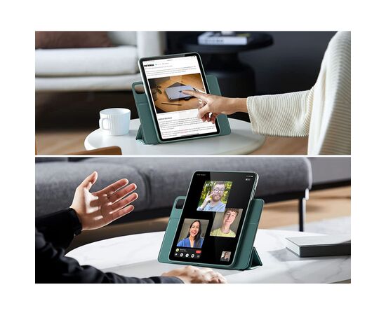 Чехол для планшета BeCover Magnetic 360 Rotating mount Apple Pencil Apple iPad 10.9" 2022 Dark Green (708503), изображение 4 Чехол для планшета BeCover Magnetic 360 Rotating mount Apple Pencil Apple iPad 10.9" 2022 Dark Green (708503), изображение 4