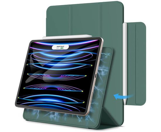 Чехол для планшета BeCover Magnetic Apple iPad 10.9" 2022 Dark Green (708533), изображение 2 Чехол для планшета BeCover Magnetic Apple iPad 10.9" 2022 Dark Green (708533), изображение 2
