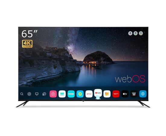 Телевизор Vinga S65UHD25BWEB