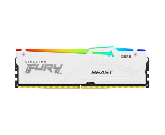 Модуль памяти для компьютера DDR5 16GB 6000 MHz Beast RGB EXPO White Kingston Fury (ex.HyperX) (KF560C36BWEA-16)