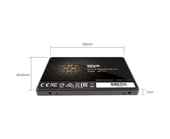 Накопитель SSD 2.5" 256GB Silicon Power (SP256GBSS3A58A25), изображение 2 Накопитель SSD 2.5" 256GB Silicon Power (SP256GBSS3A58A25), изображение 2