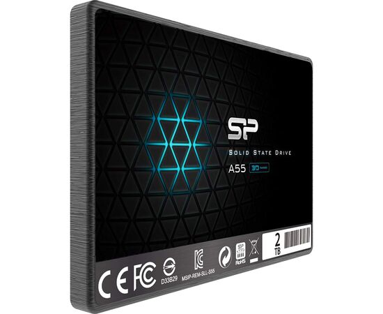Накопитель SSD 2.5" 2TB Silicon Power (SP002TBSS3A55S25), изображение 2 Накопитель SSD 2.5" 2TB Silicon Power (SP002TBSS3A55S25), изображение 2