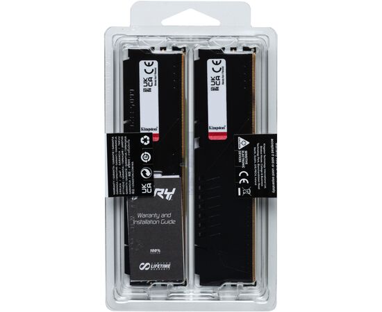 Модуль памяти для компьютера DDR5 64GB (2x32GB) 5200 MHz Beast Black Kingston Fury (ex.HyperX) (KF552C36BBEK2-64), изображение 6 Модуль памяти для компьютера DDR5 64GB (2x32GB) 5200 MHz Beast Black Kingston Fury (ex.HyperX) (KF552C36BBEK2-64), изображение 6