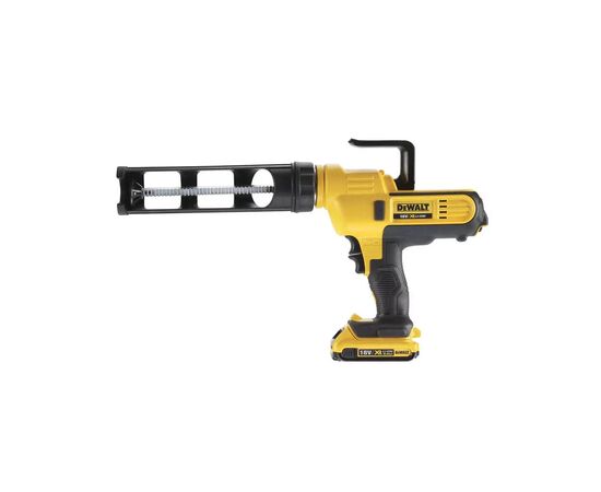 Пістолет для герметика DeWALT 18В XR Li-lon, 2Ah, контейнер 300 мл, кейс (DCE560D1)