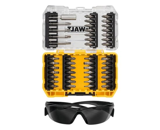 Набор бит DeWALT Torx, Philips, Pozidriv, Slotted,Ph1,Pz3, L=25, 50 мм, 47 шт, очки, Tough Case (DT70703), изображение 2 Набор бит DeWALT Torx, Philips, Pozidriv, Slotted,Ph1,Pz3, L=25, 50 мм, 47 шт, очки, Tough Case (DT70703), изображение 2