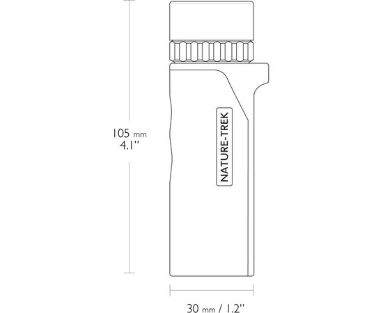 Монокуляр Hawke Nature Trek 8x25 Green (35210) (925692), зображення 3 Монокуляр Hawke Nature Trek 8x25 Green (35210) (925692), зображення 3