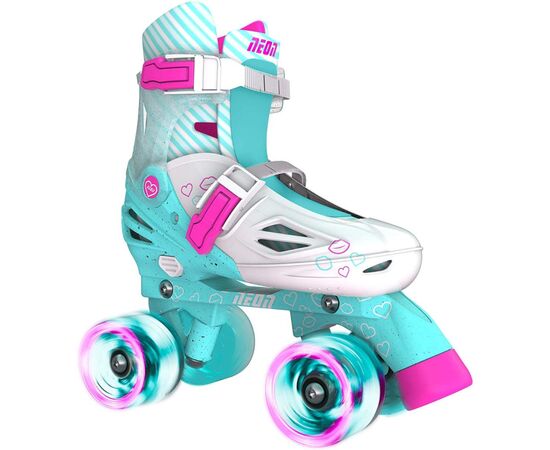 Роликовые коньки Neon Сombo Turquoise розмір 34-37 (NT10T4), изображение 3 Роликовые коньки Neon Сombo Turquoise розмір 34-37 (NT10T4), изображение 3