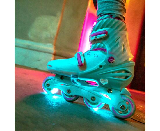 Роликовые коньки Neon Сombo Turquoise розмір 34-37 (NT10T4), изображение 7 Роликовые коньки Neon Сombo Turquoise розмір 34-37 (NT10T4), изображение 7