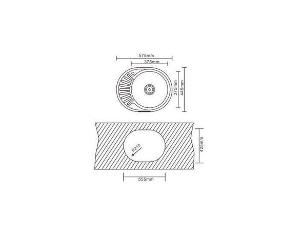 Мойка кухонная Interline EVA microdecor, изображение 9