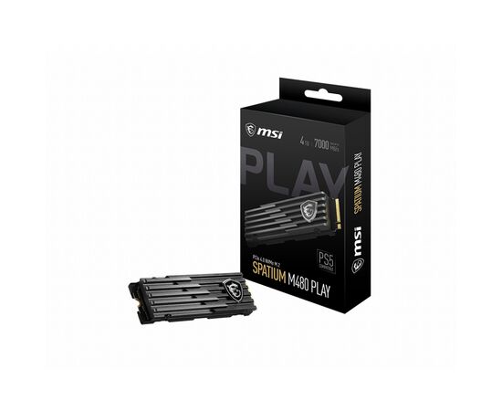 Накопитель SSD M.2 2280 2TB SPATIUM M480 Play MSI (S78-440Q300-P83), изображение 5 Накопитель SSD M.2 2280 2TB SPATIUM M480 Play MSI (S78-440Q300-P83), изображение 5