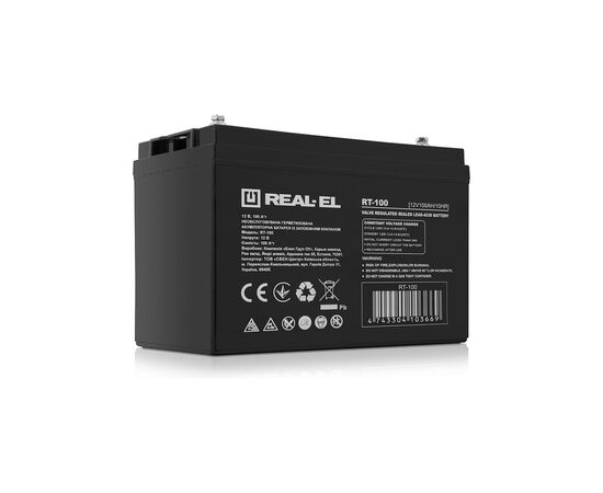 Батарея к ИБП REAL-EL RT-100, 12V-100Ah (RT-100)
