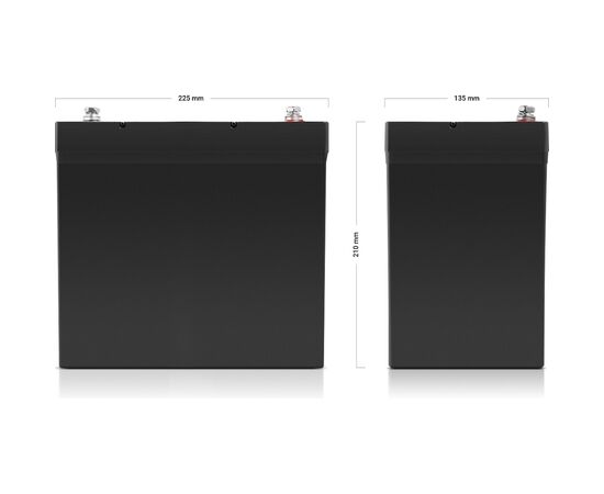 Батарея к ИБП REAL-EL RT-55, 12V-55Ah (RT-55), изображение 2