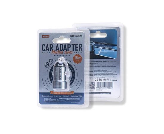 Зарядное устройство Proda Azeada Mintone PD-C38 2 USB, 2.4A (PD-C38-BK), изображение 6 Зарядное устройство Proda Azeada Mintone PD-C38 2 USB, 2.4A (PD-C38-BK), изображение 6