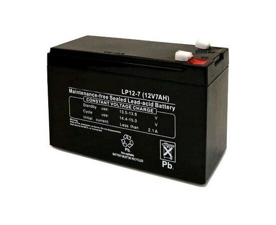 Батарея до ДБЖ 12В 7 Ач LogicPower (1217)