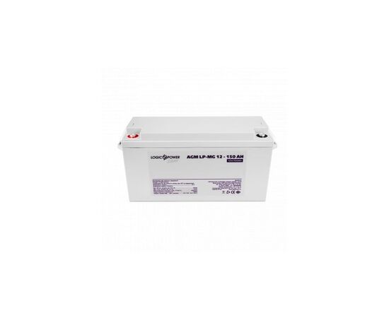 Батарея к ИБП LogicPower MG 12В 150 Ач (2317), изображение 2 Батарея к ИБП LogicPower MG 12В 150 Ач (2317), изображение 2