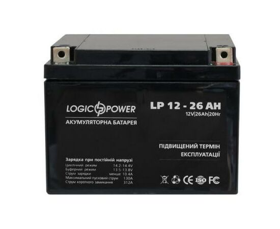 Батарея до ДБЖ LogicPower 12В 26 Ач (2676)