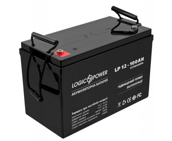 Батарея к ИБП LogicPower LP 12В 100Ач (4240), изображение 2 Батарея к ИБП LogicPower LP 12В 100Ач (4240), изображение 2