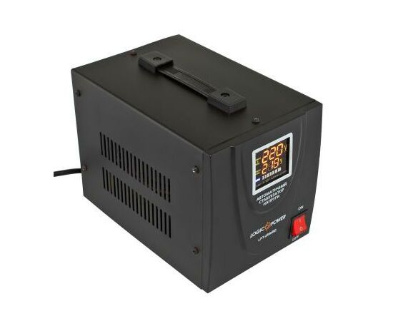 Стабилизатор LogicPower LPT-2500RD Black (4438), изображение 3 Стабилизатор LogicPower LPT-2500RD Black (4438), изображение 3