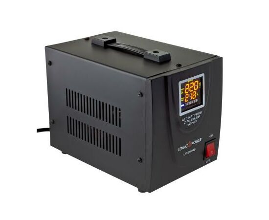 Стабилизатор LogicPower LPT-2500RD Black (4438), изображение 4 Стабилизатор LogicPower LPT-2500RD Black (4438), изображение 4
