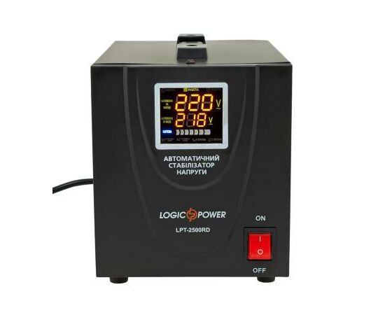 Стабилизатор LogicPower LPT-2500RD Black (4438)