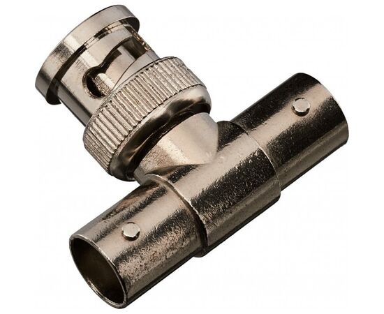 Конектор Greenvision BNC/M-BNC/2F (BNC-male to double BNC-female connector, T-ty (3627), зображення 2 Конектор Greenvision BNC/M-BNC/2F (BNC-male to double BNC-female connector, T-ty (3627), зображення 2