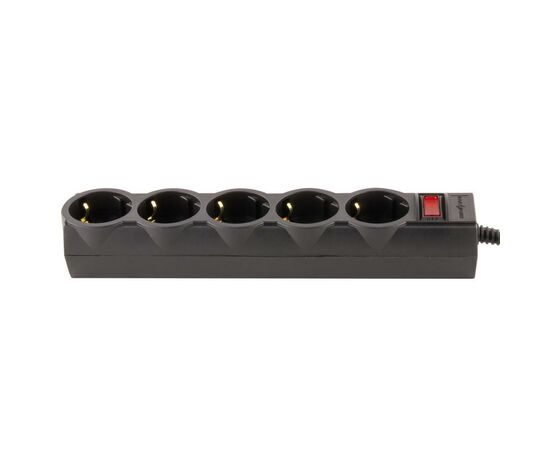 Сетевой фильтр питания LogicPower LP-X5 PREMIUM, 3m black (9584), изображение 2 Сетевой фильтр питания LogicPower LP-X5 PREMIUM, 3m black (9584), изображение 2