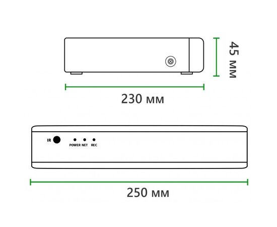 Комплект видеонаблюдения Greenvision GV-IP-K-S31/04 1080P (9420), изображение 5 Комплект видеонаблюдения Greenvision GV-IP-K-S31/04 1080P (9420), изображение 5
