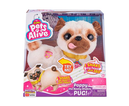 Интерактивная игрушка Pets & Robo Alive Танцующий Мопс (9521), изображение 4