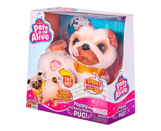 Интерактивная игрушка Pets & Robo Alive Танцующий Мопс (9521), изображение 5