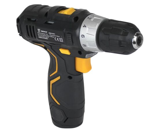 Шуруповерт Deko GCD12DU3-S1, зображення 4 Шуруповерт Deko GCD12DU3-S1, зображення 4