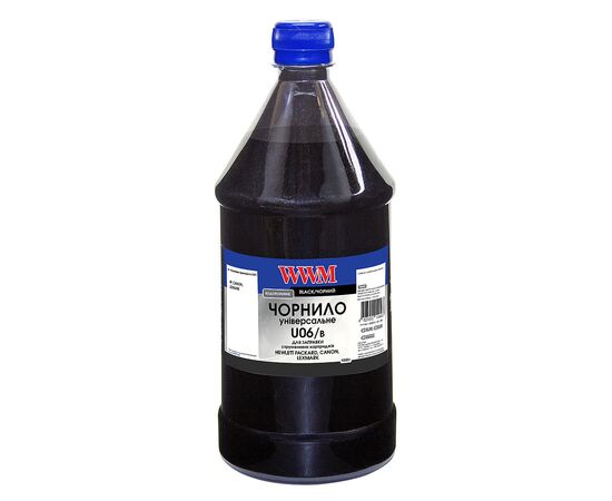 Чорнило WWM Universal Canon/HP/Lexmark/Xerox Black 1000г (U06/B-4)