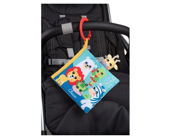 Іграшка на коляску Chicco книжка Тваринки (11166.00), зображення 4 Іграшка на коляску Chicco книжка Тваринки (11166.00), зображення 4