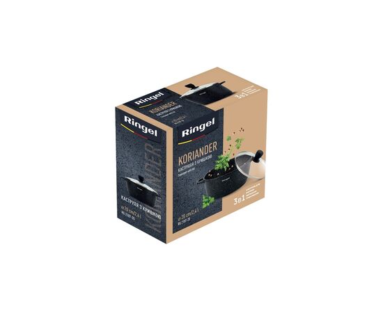 Кастрюля Ringel Koriander 2.4 л (RG-2107-20), изображение 5 Кастрюля Ringel Koriander 2.4 л (RG-2107-20), изображение 5