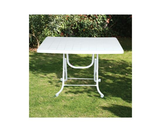 Стіл садовий Irak Plastik складаний 70х115 см білий (4598), зображення 4 Стіл садовий Irak Plastik складаний 70х115 см білий (4598), зображення 4