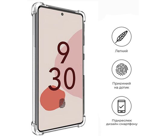 Чехол для мобильного телефона BeCover Anti-Shock Google Pixel 7 Pro Clear (709340), изображение 4 Чехол для мобильного телефона BeCover Anti-Shock Google Pixel 7 Pro Clear (709340), изображение 4
