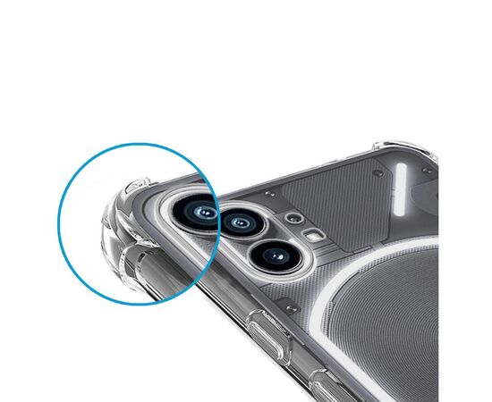 Чохол до мобільного телефона BeCover Anti-Shock Nothing Phone (1) Clear (709349), зображення 3