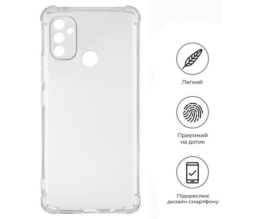 Чохол до мобільного телефона BeCover Anti-Shock OnePlus Nord N100 Clear (709346), зображення 4