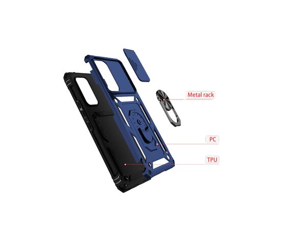 Чехол для мобильного телефона BeCover Military Motorola Moto G72 Blue (709096), изображение 2 Чехол для мобильного телефона BeCover Military Motorola Moto G72 Blue (709096), изображение 2