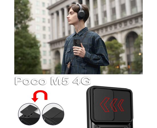 Чехол для мобильного телефона BeCover Military Poco M5 4G Black (709121), изображение 6 Чехол для мобильного телефона BeCover Military Poco M5 4G Black (709121), изображение 6