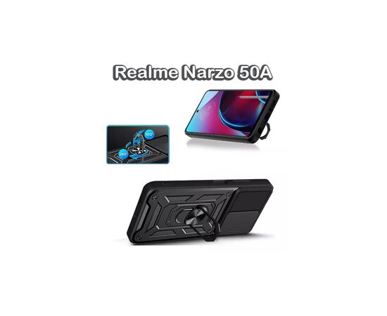 Чехол для мобильного телефона BeCover Military Realme Narzo 50A Black (709171), зображення 5