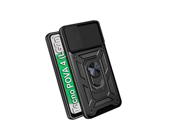 Чехол для мобильного телефона BeCover Military Tecno POVA 4 (LG7n) Black (709154)