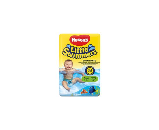 Подгузник Huggies Little Swimmer 3-4 (7-15 кг) 12 шт (36000183399), изображение 2 Подгузник Huggies Little Swimmer 3-4 (7-15 кг) 12 шт (36000183399), изображение 2