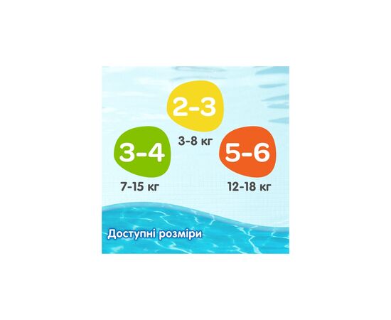 Подгузник Huggies Little Swimmer 3-4 (7-15 кг) 12 шт (36000183399), изображение 7 Подгузник Huggies Little Swimmer 3-4 (7-15 кг) 12 шт (36000183399), изображение 7